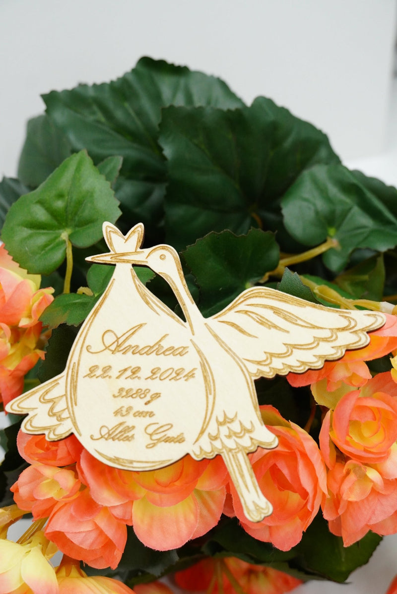 Geburt Baby Anhänger Birke/Linde - RJC - Circle