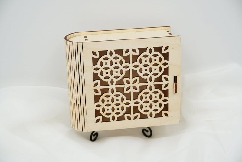 Geschenkbox Gutschein Buch - verschiedene Design - personalisierbar - Hochzeit - RJC - Circle