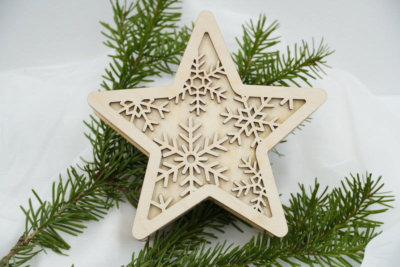 Geschenkbox Stern - personalisierbar - RJC - Circle