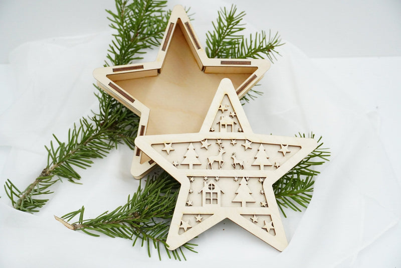 Geschenkbox Stern - personalisierbar - RJC - Circle