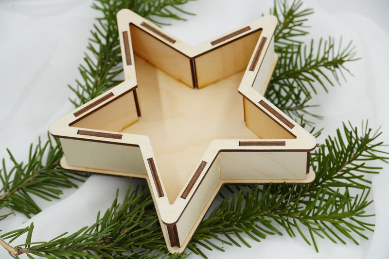 Geschenkbox Stern - personalisierbar - RJC - Circle