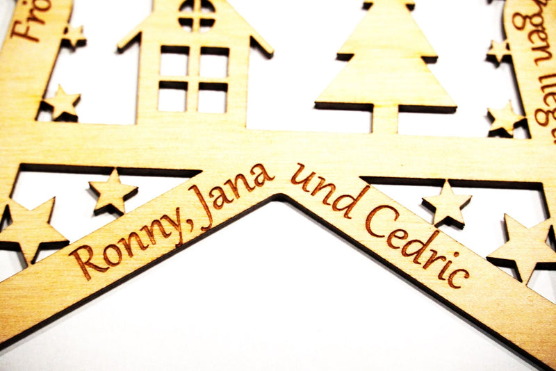 Geschenkbox Stern - personalisierbar - RJC - Circle