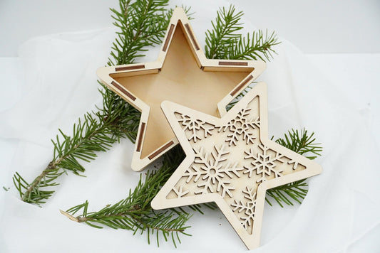 Geschenkbox Stern - personalisierbar - RJC - Circle