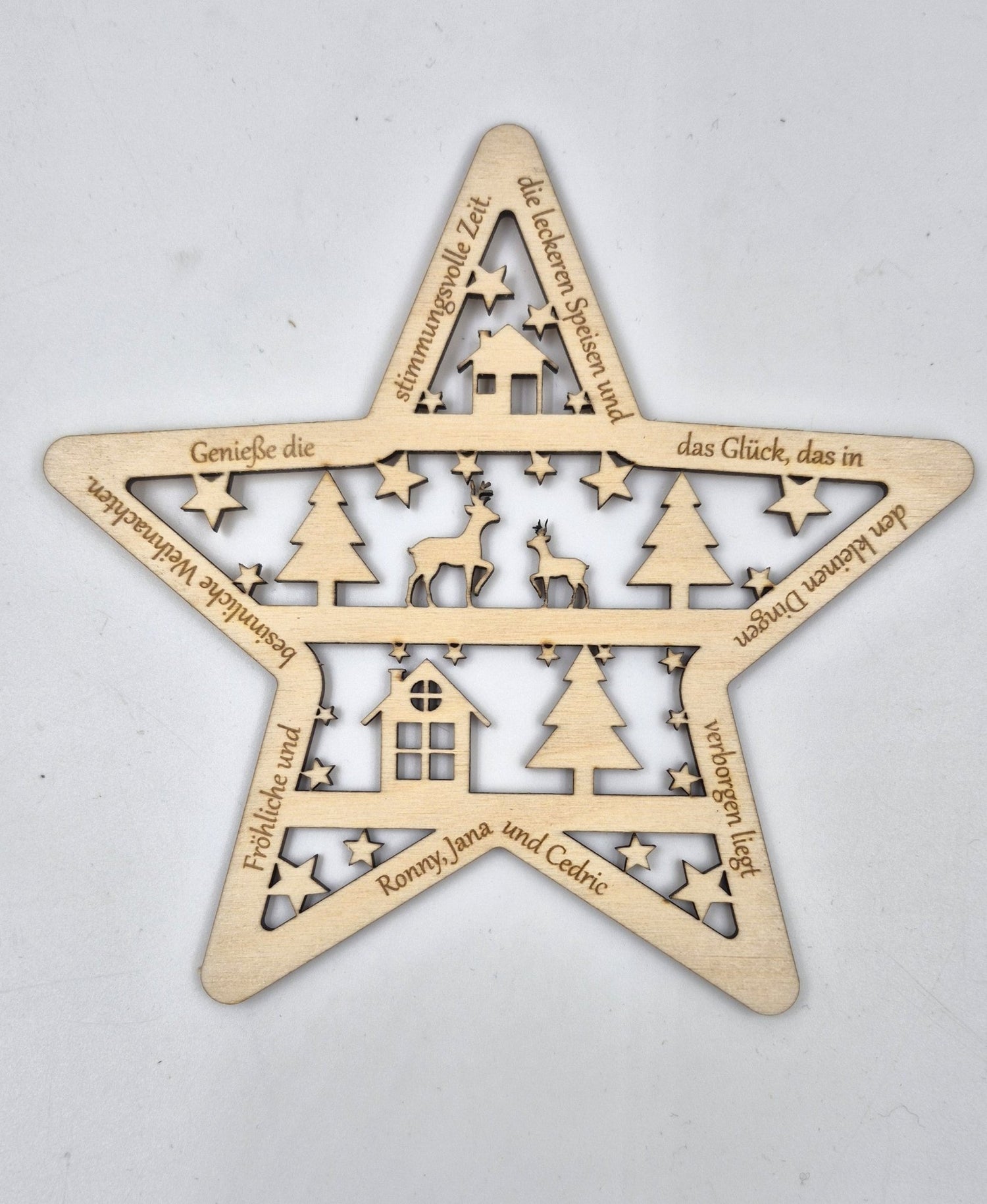 Geschenkbox Stern - personalisierbar - RJC - Circle