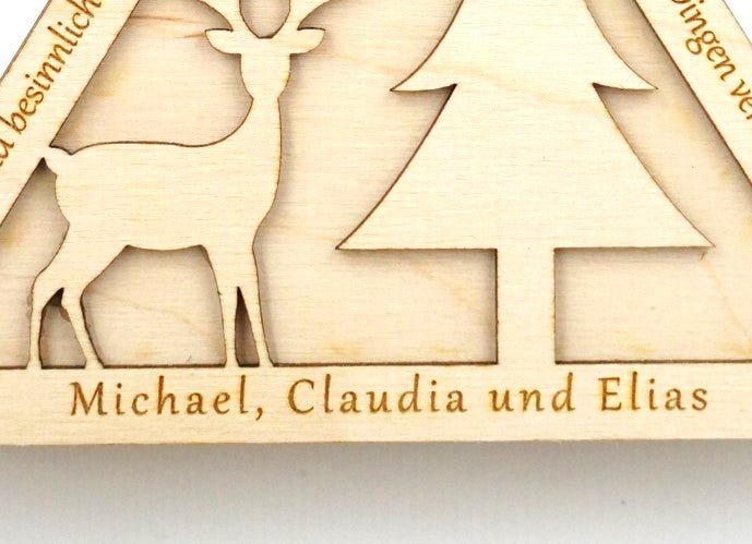 Geschenkbox Tanne - personalisierbar - RJC - Circle