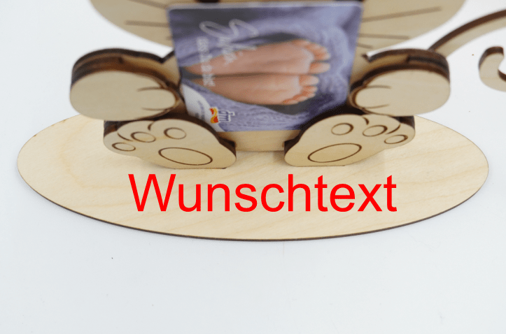 Geschenkkartenhalter Maus - personalisierbar - Valentin - RJC - Circle