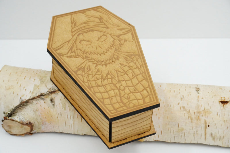 Halloween Sarg MDF braun - RJC - Circle