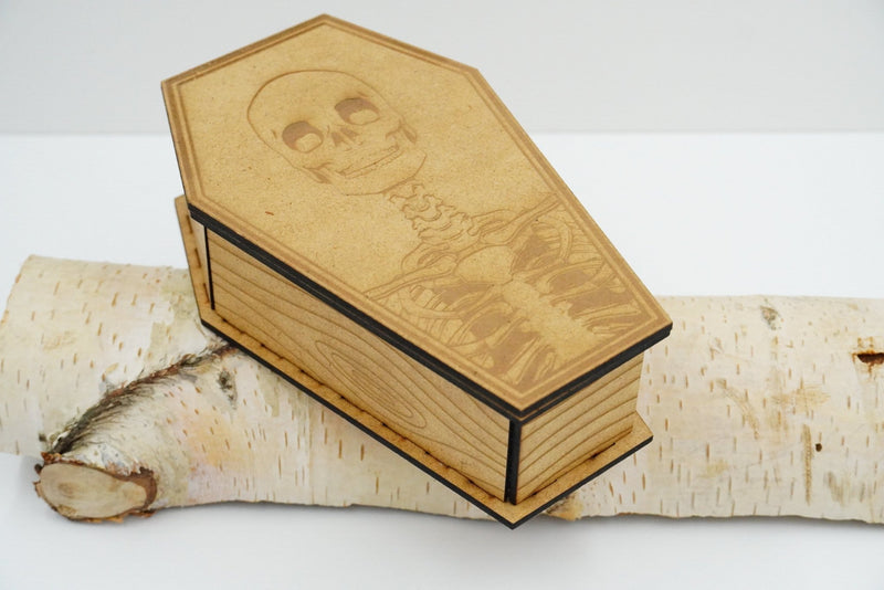 Halloween Sarg MDF braun - RJC - Circle