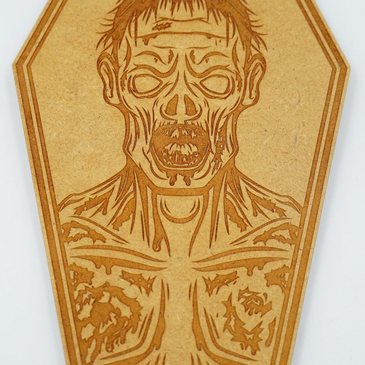 Halloween Sarg MDF braun - RJC - Circle