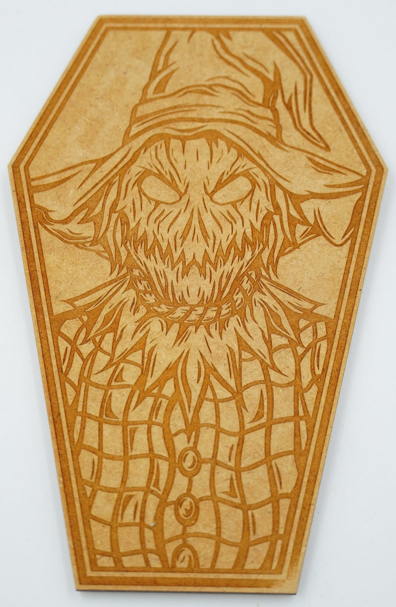Halloween Sarg MDF braun - RJC - Circle