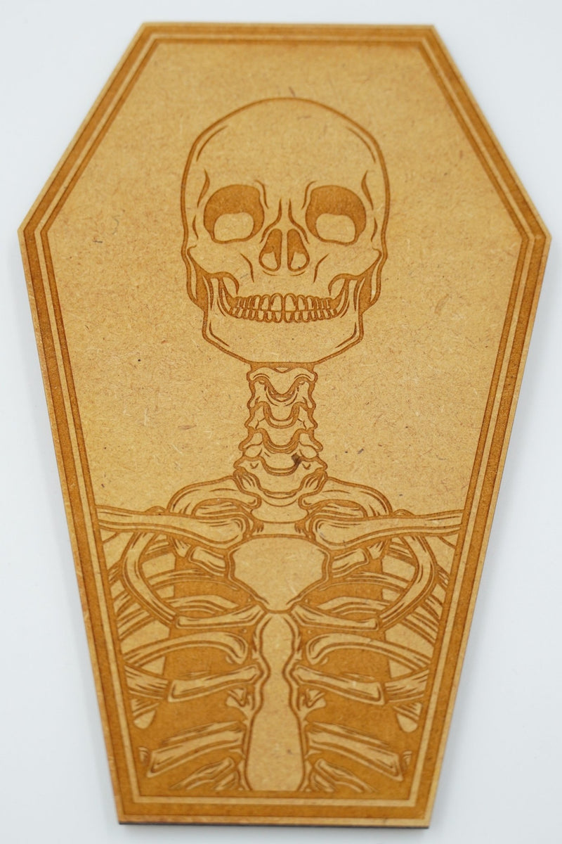 Halloween Sarg MDF braun - RJC - Circle