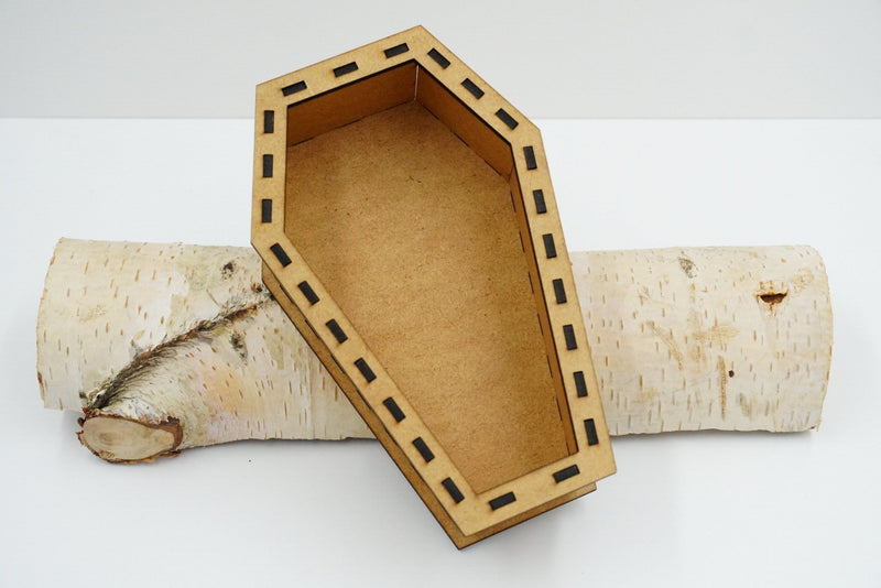 Halloween Sarg MDF braun - RJC - Circle