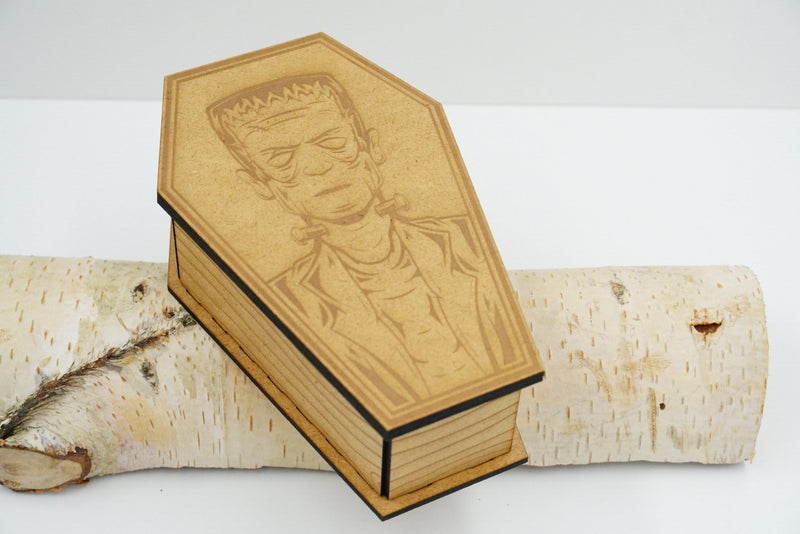 Halloween Sarg MDF braun - RJC - Circle