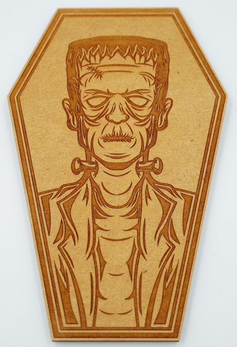 Halloween Sarg MDF braun - RJC - Circle