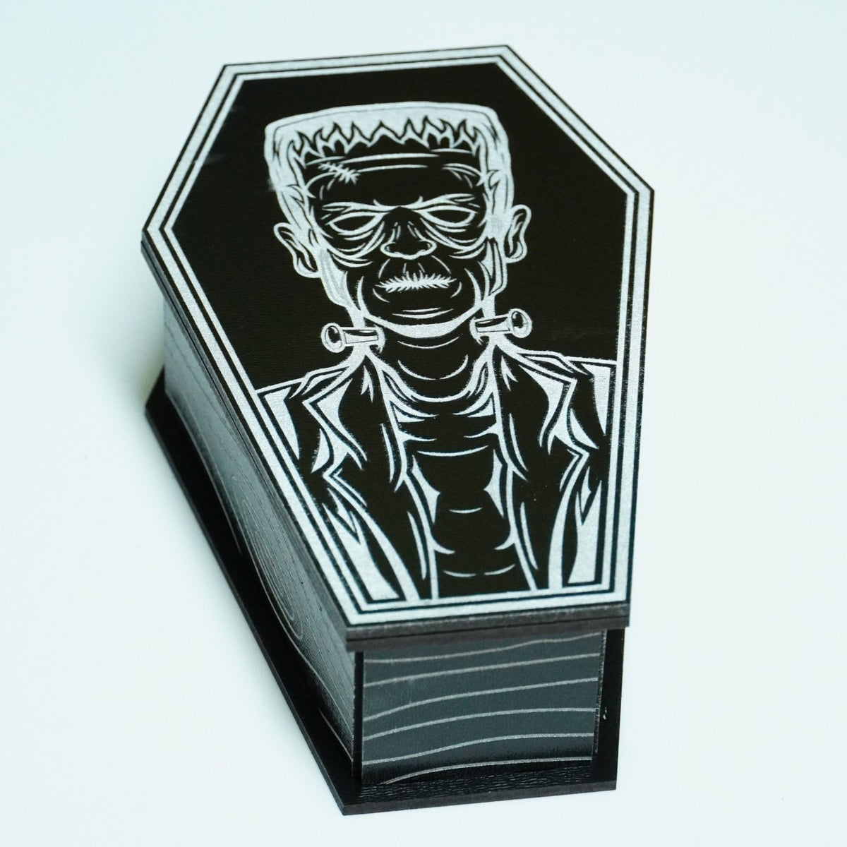 Halloween Sarg MDF schwarz silber - RJC - Circle
