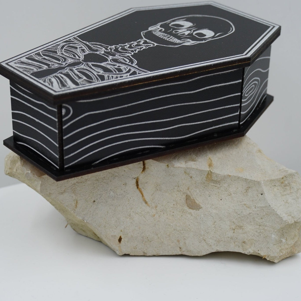 Halloween Sarg MDF schwarz silber - RJC - Circle
