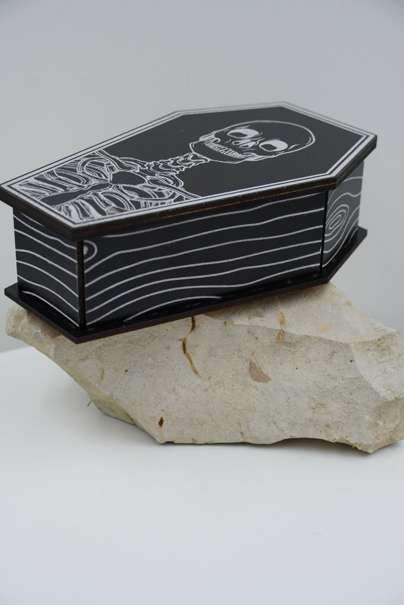 Halloween Sarg MDF schwarz silber - RJC - Circle