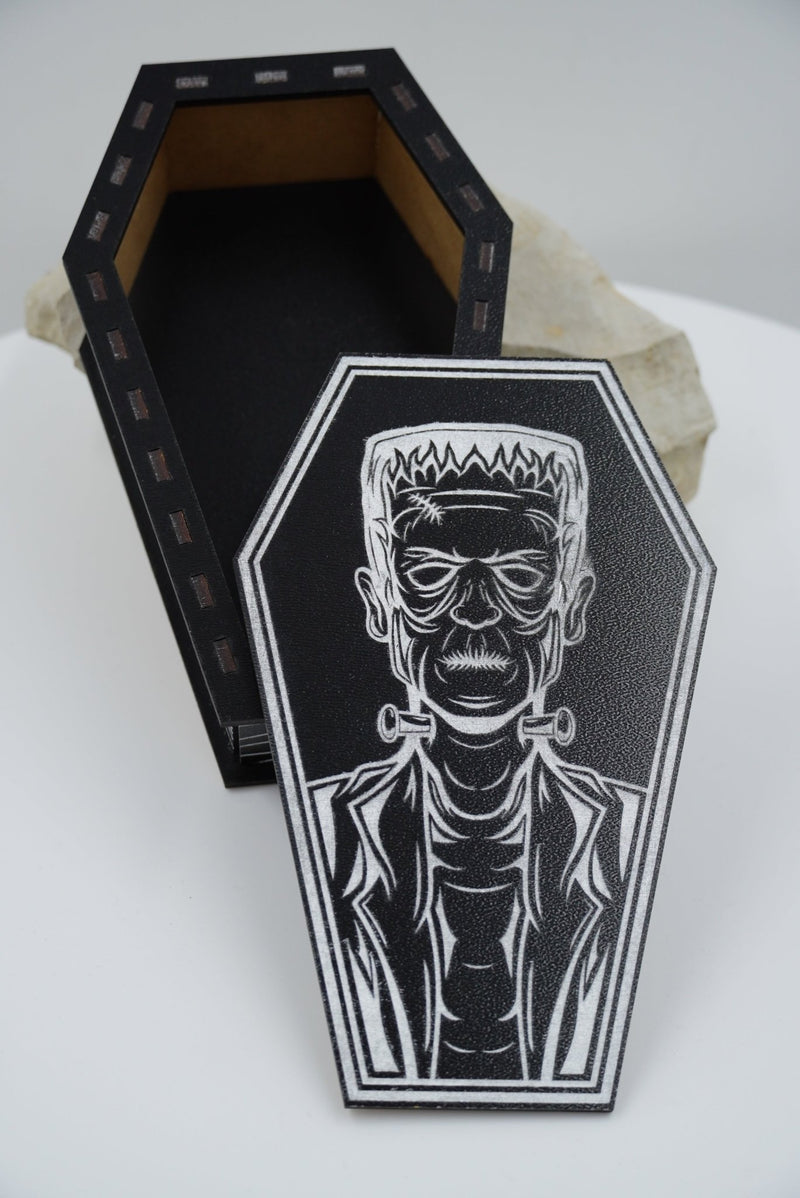 Halloween Sarg MDF schwarz silber - RJC - Circle