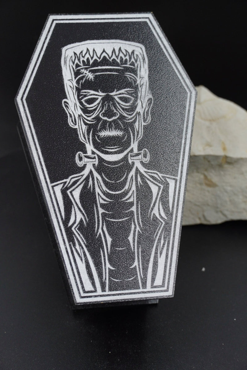 Halloween Sarg MDF schwarz silber - RJC - Circle