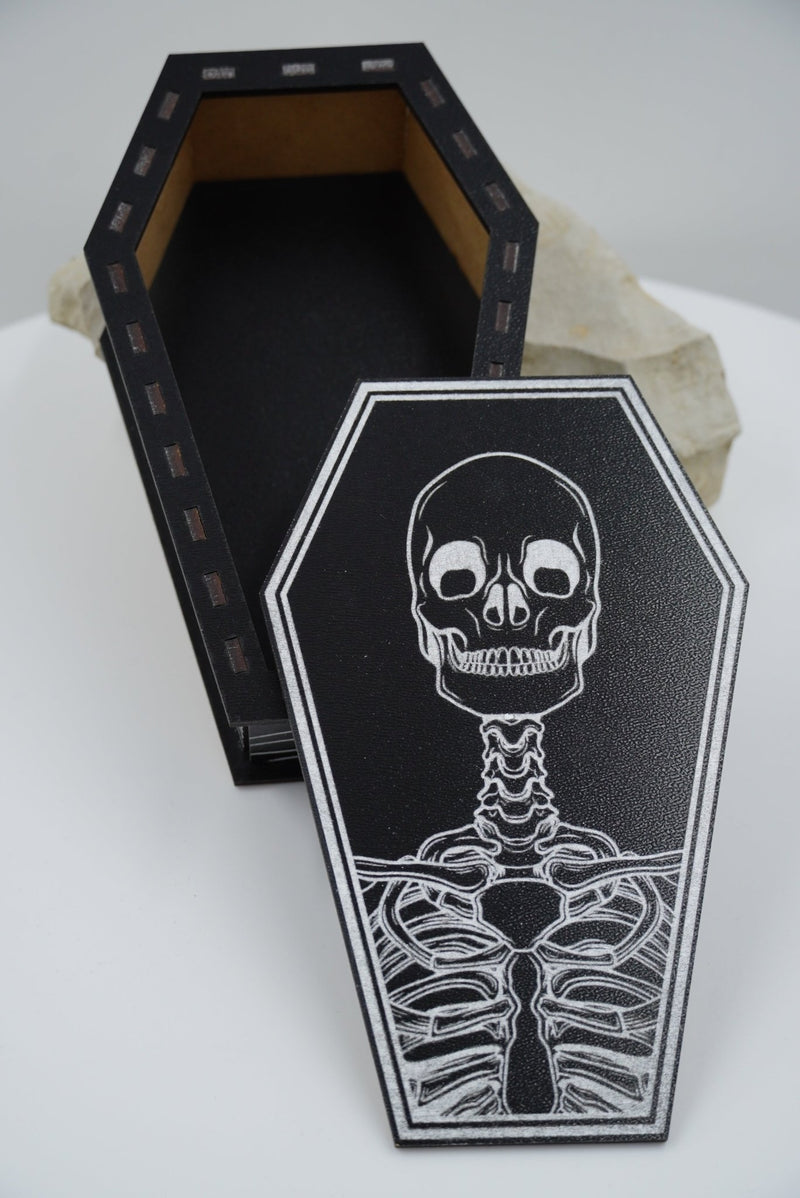 Halloween Sarg MDF schwarz silber - RJC - Circle