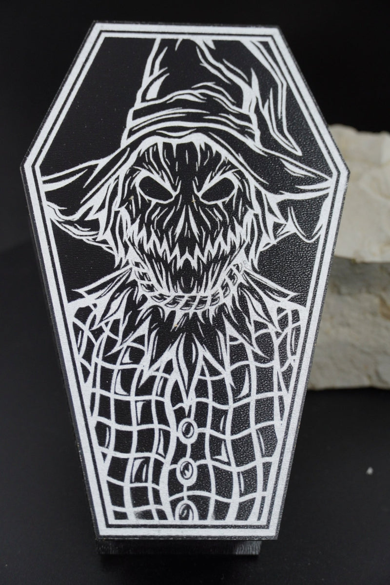 Halloween Sarg MDF schwarz silber - RJC - Circle