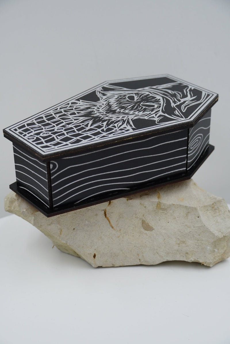 Halloween Sarg MDF schwarz silber - RJC - Circle