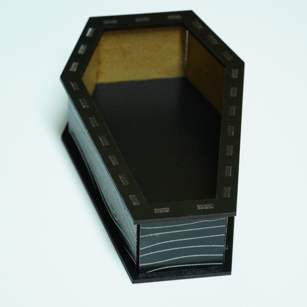 Halloween Sarg MDF schwarz silber - RJC - Circle