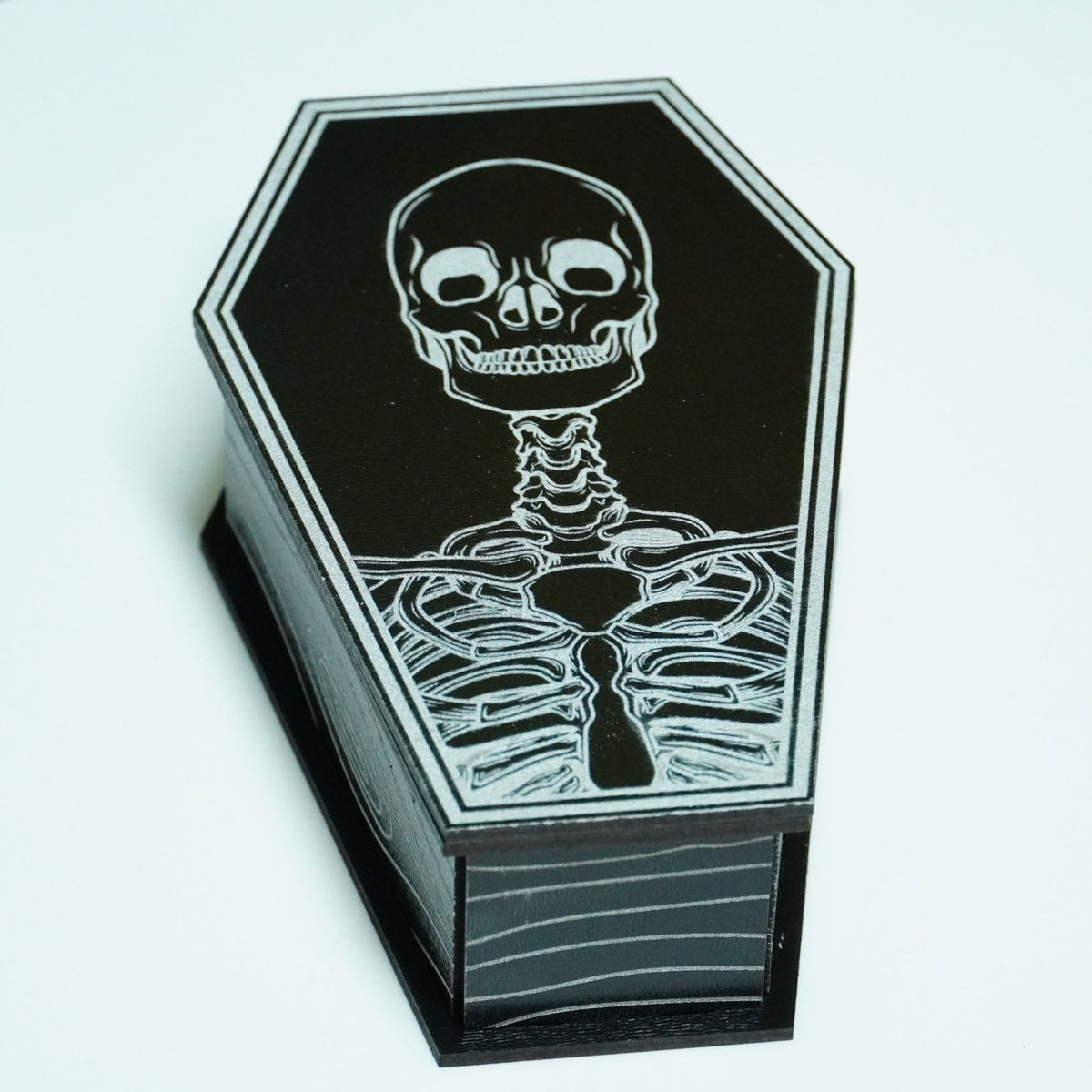 Halloween Sarg MDF schwarz silber - RJC - Circle