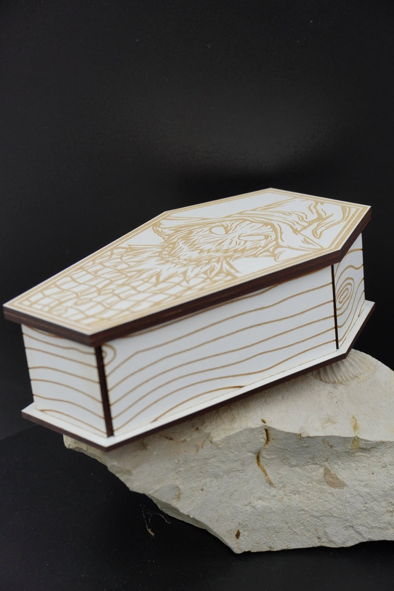 Halloween Sarg MDF weiss - RJC - Circle