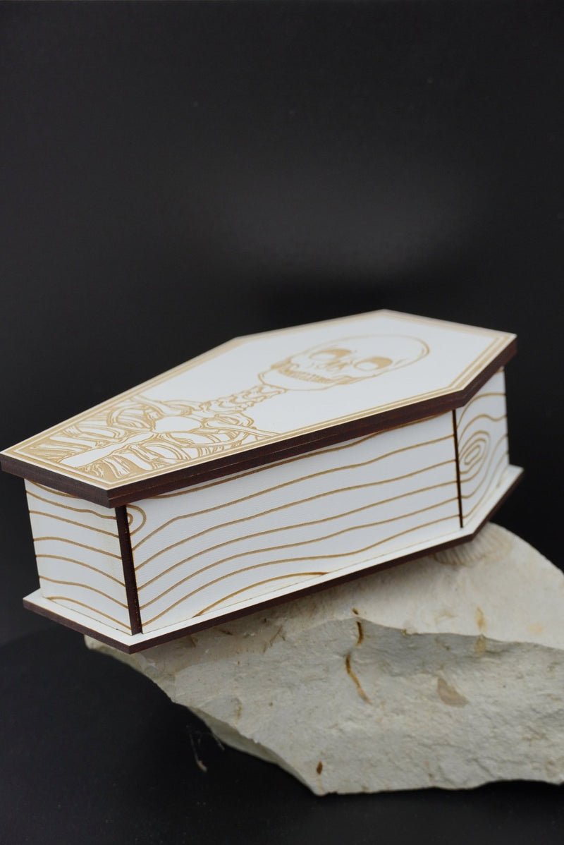 Halloween Sarg MDF weiss - RJC - Circle