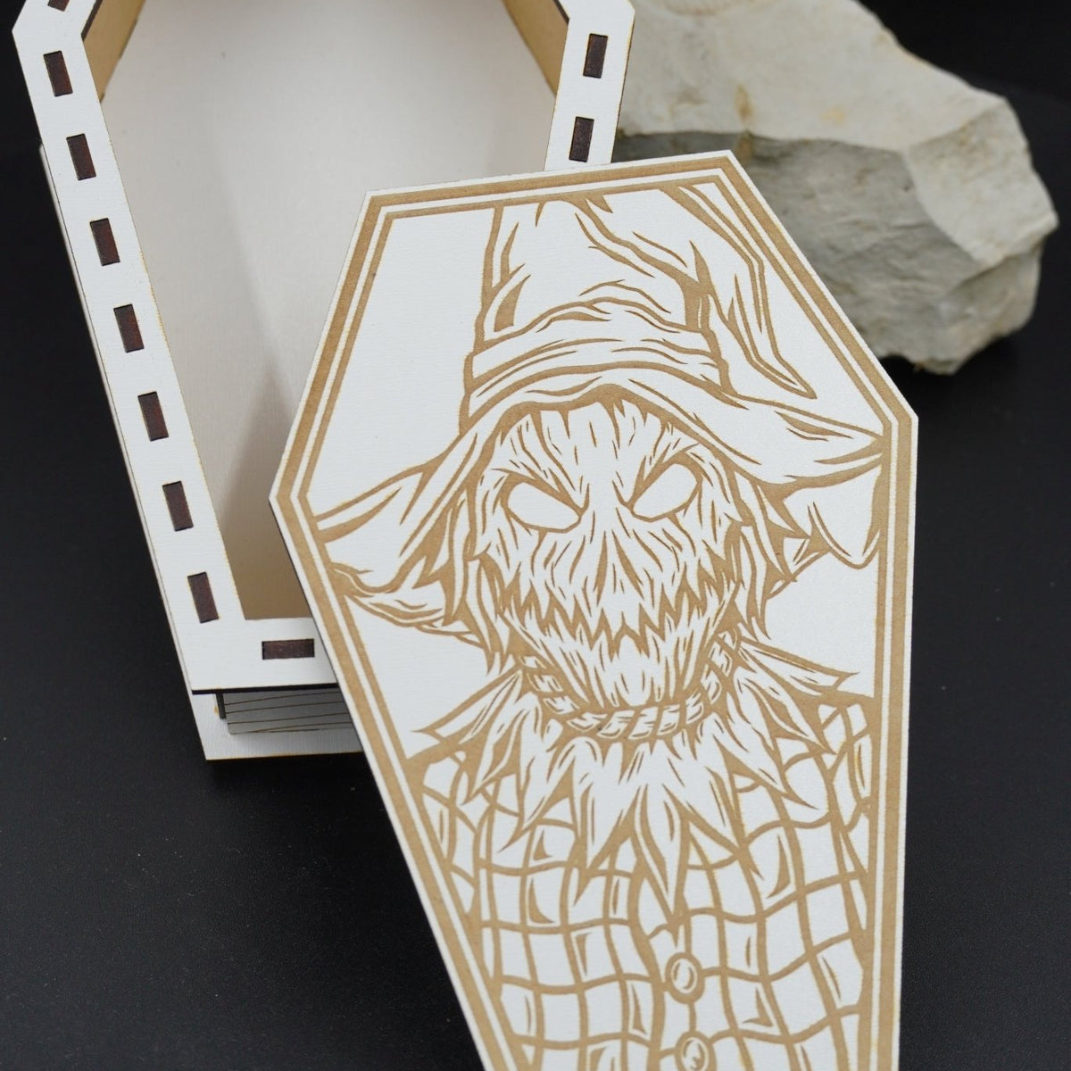 Halloween Sarg MDF weiss - RJC - Circle