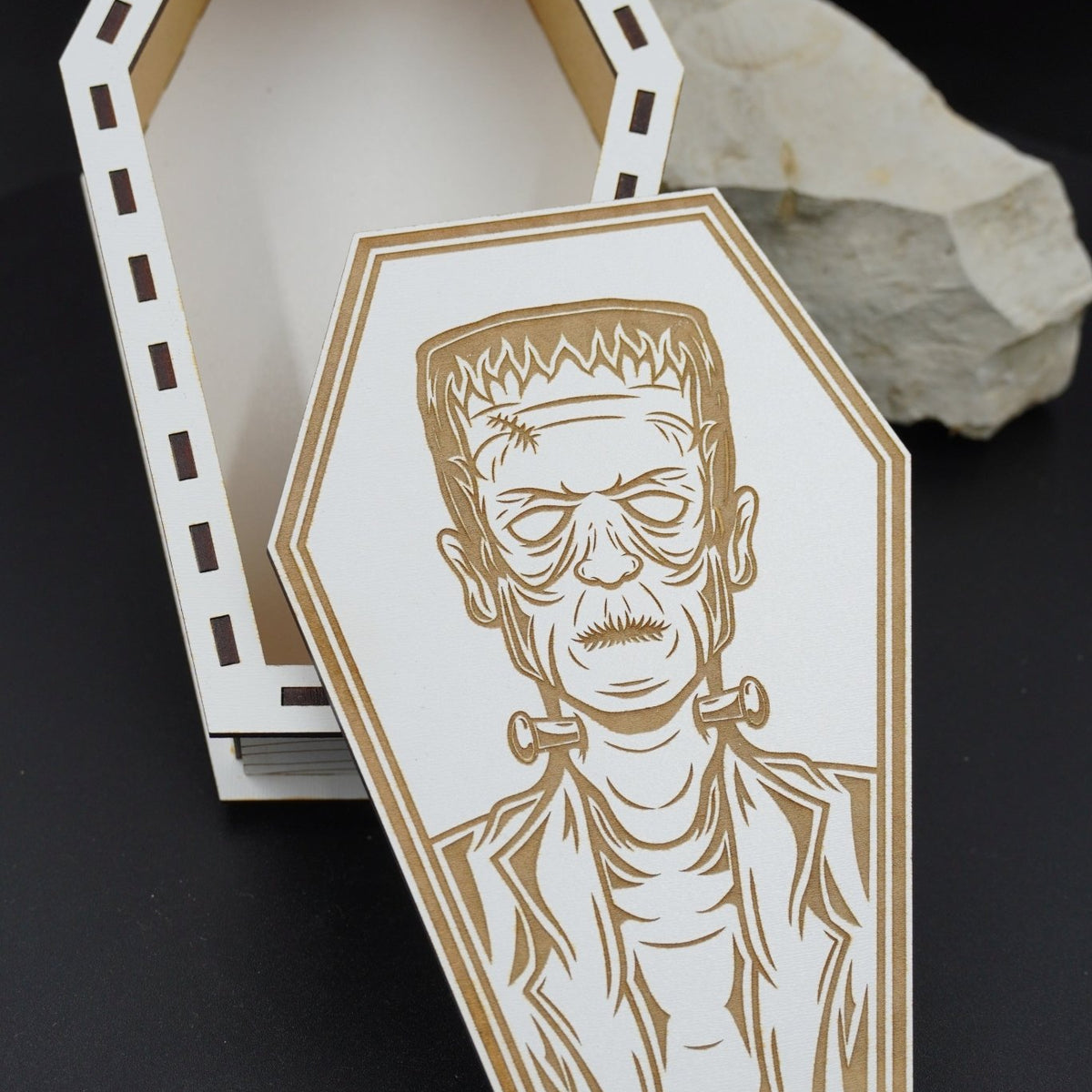 Halloween Sarg MDF weiss - RJC - Circle