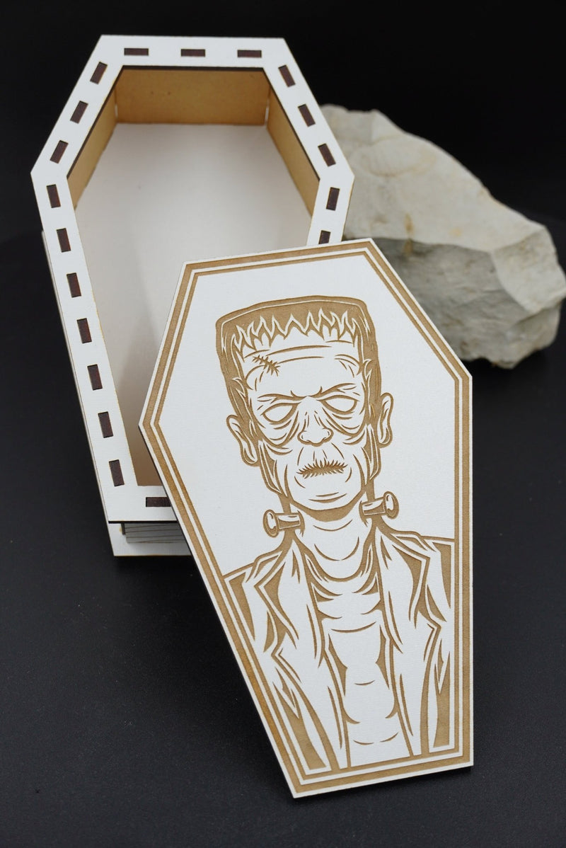 Halloween Sarg MDF weiss - RJC - Circle