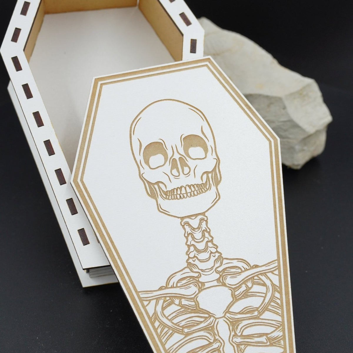 Halloween Sarg MDF weiss - RJC - Circle