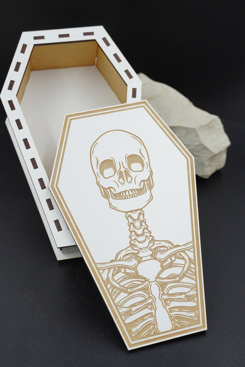 Halloween Sarg MDF weiss - RJC - Circle