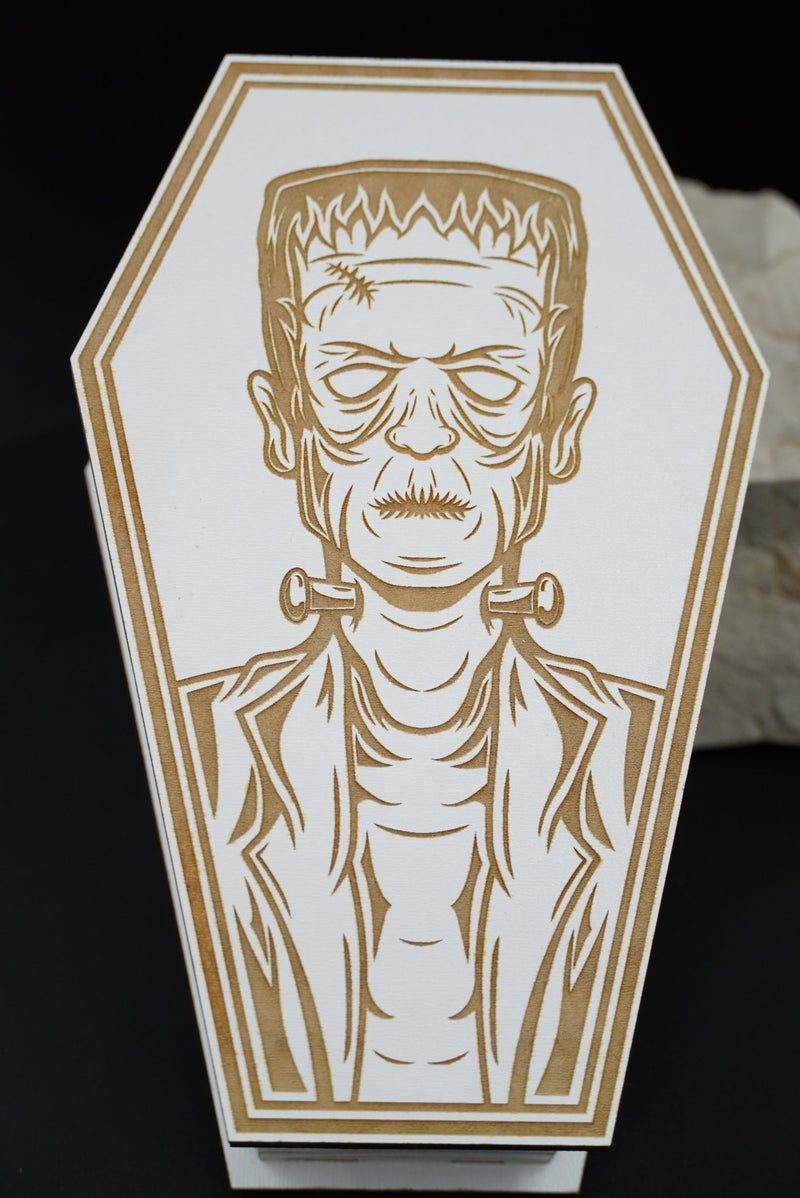 Halloween Sarg MDF weiss - RJC - Circle