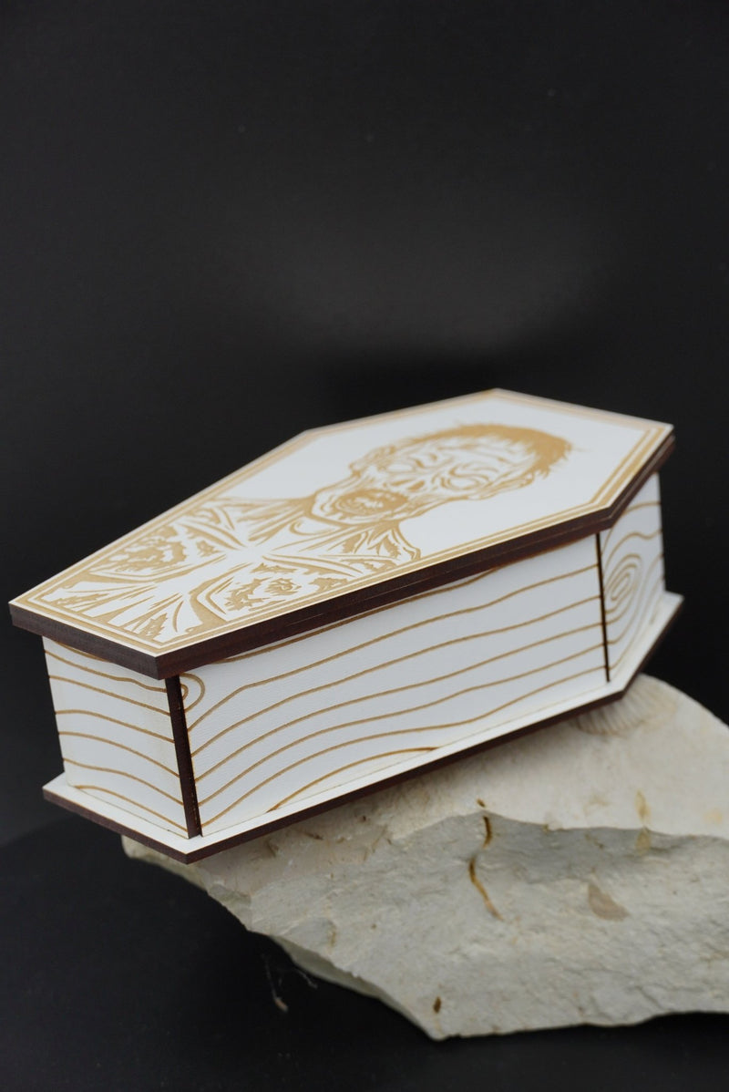 Halloween Sarg MDF weiss - RJC - Circle