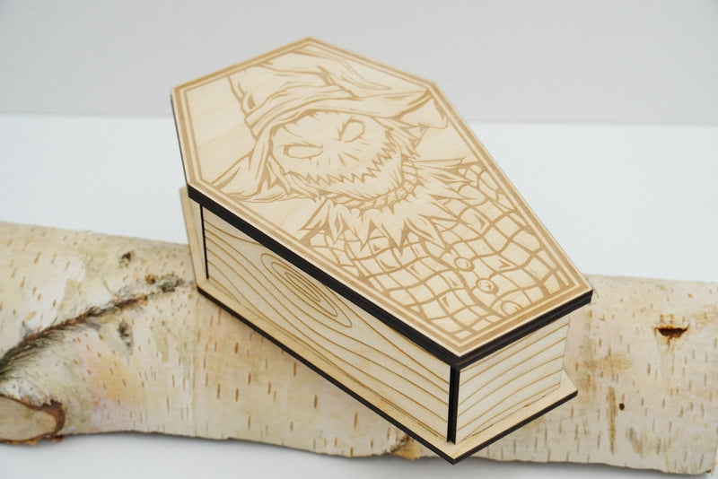 Halloween Sarg Naturholz - RJC - Circle