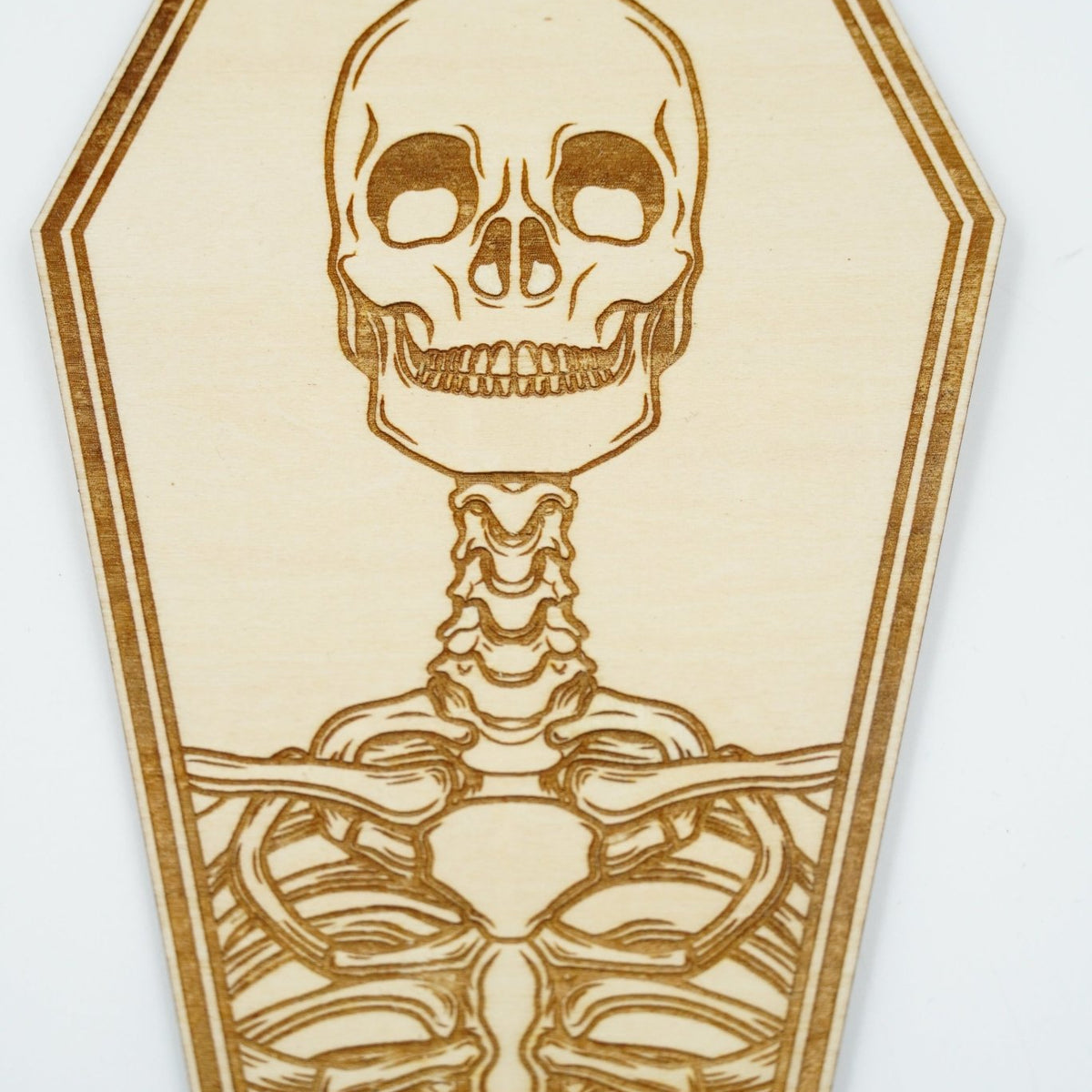 Halloween Sarg Naturholz - RJC - Circle