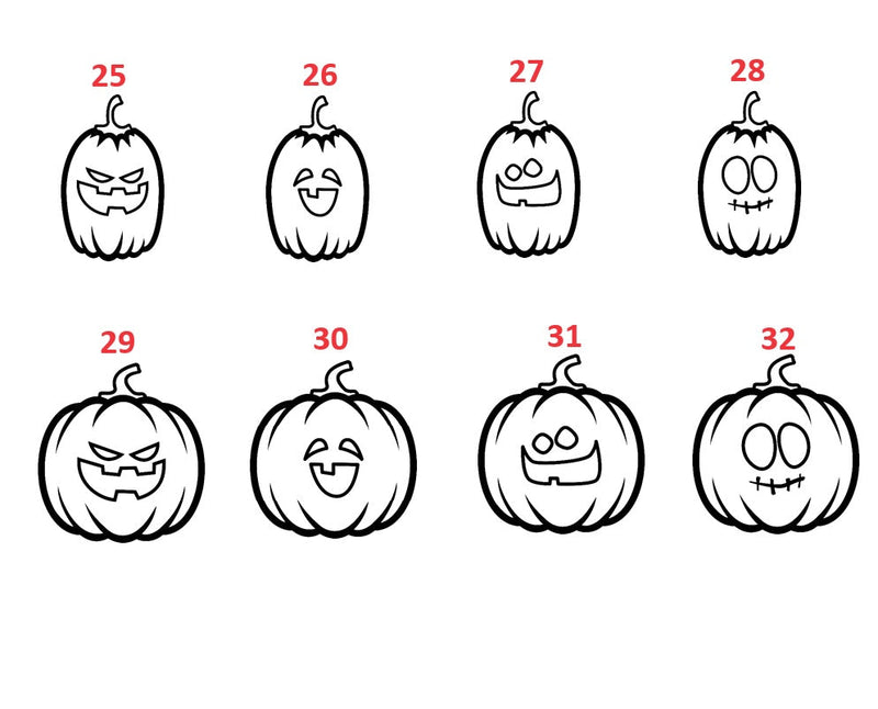 Halloween Untersetzer eckig Bambus - RJC - Circle