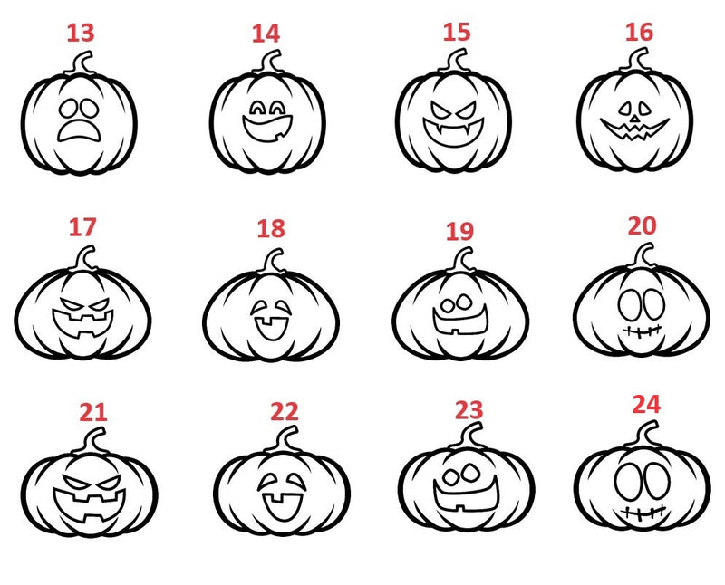 Halloween Untersetzer eckig Bambus - RJC - Circle