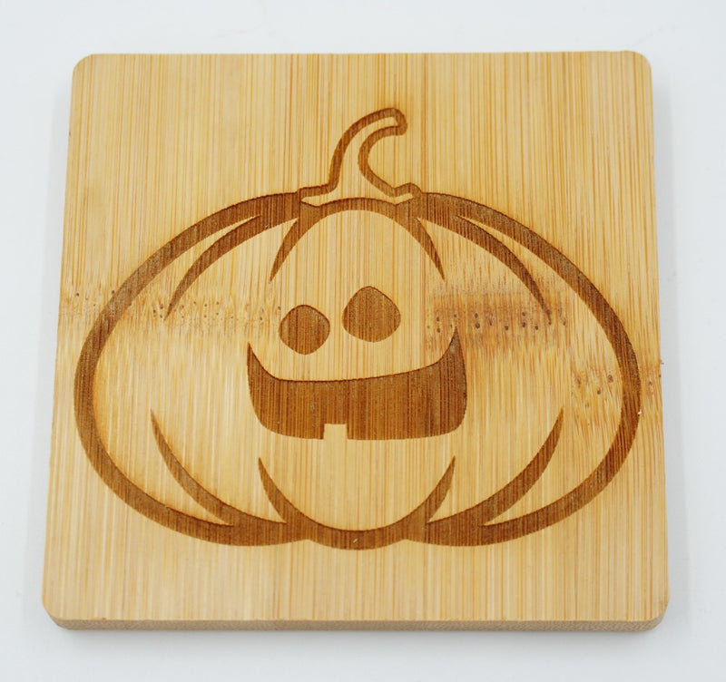 Halloween Untersetzer eckig Bambus - RJC - Circle