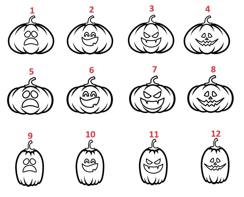 Halloween Untersetzer eckig Bambus - RJC - Circle