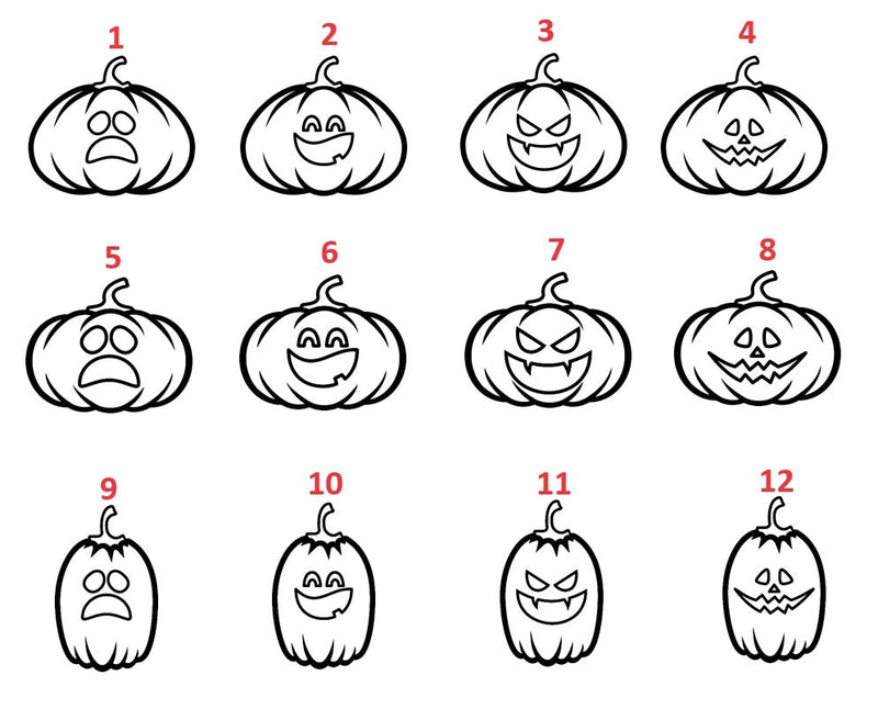 Halloween Untersetzer eckig Bambus - RJC - Circle