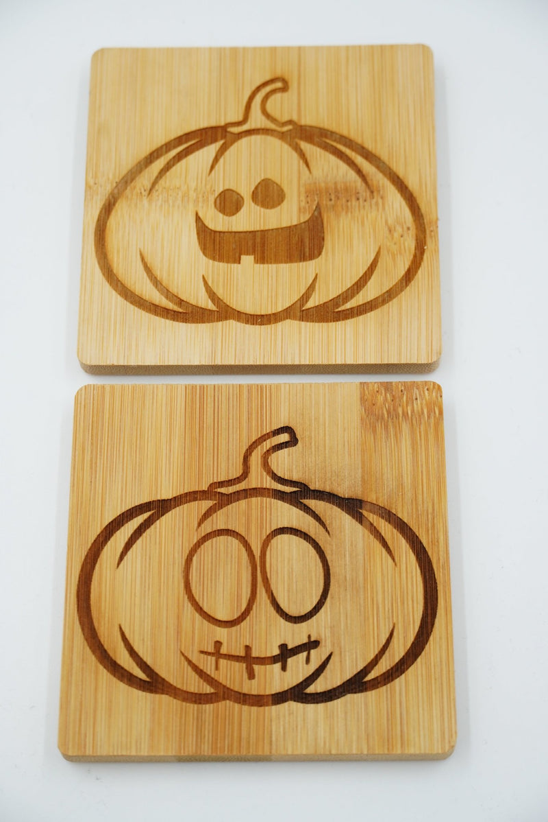 Halloween Untersetzer eckig Bambus - RJC - Circle