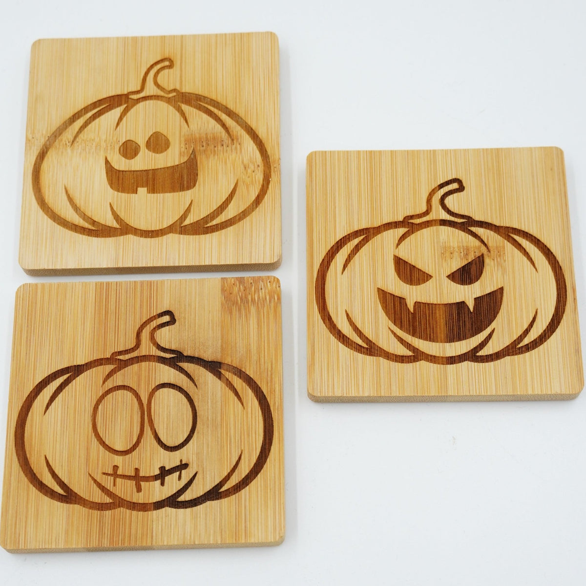 Halloween Untersetzer eckig Bambus - RJC - Circle