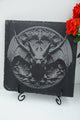 Halloween Untersetzer "Fledermaus Vampir" - personalisierbar - RJC - Circle