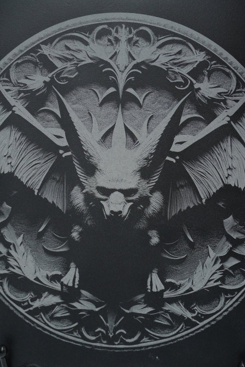 Halloween Untersetzer "Fledermaus Vampir" - personalisierbar - RJC - Circle