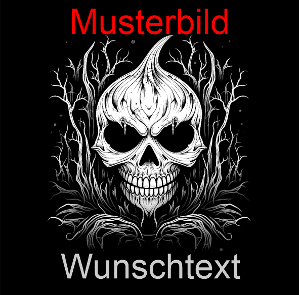 Halloween Untersetzer Kürbis Skulls personalisierbar - RJC - Circle