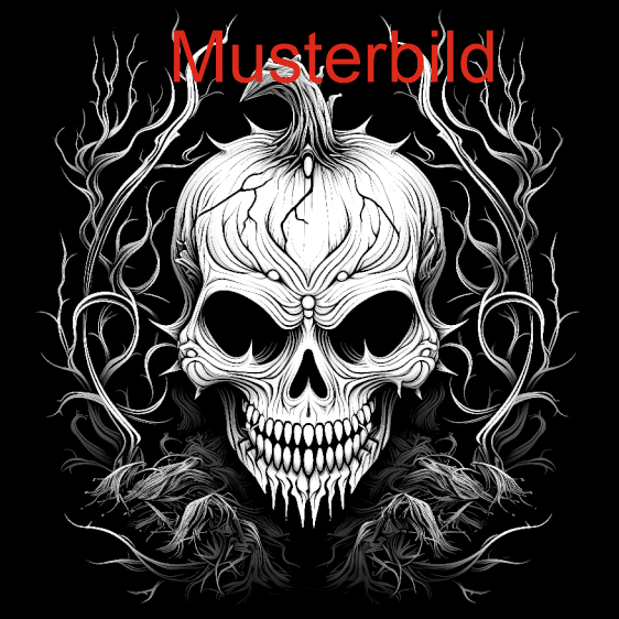 Halloween Untersetzer Kürbis Skulls personalisierbar - RJC - Circle